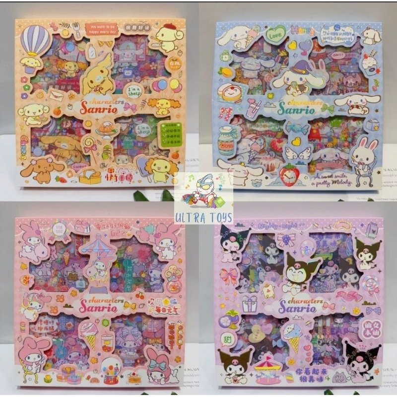 [ULTRATOYS]STICKER BOKS SANRIO ISI 32 LEMBAR