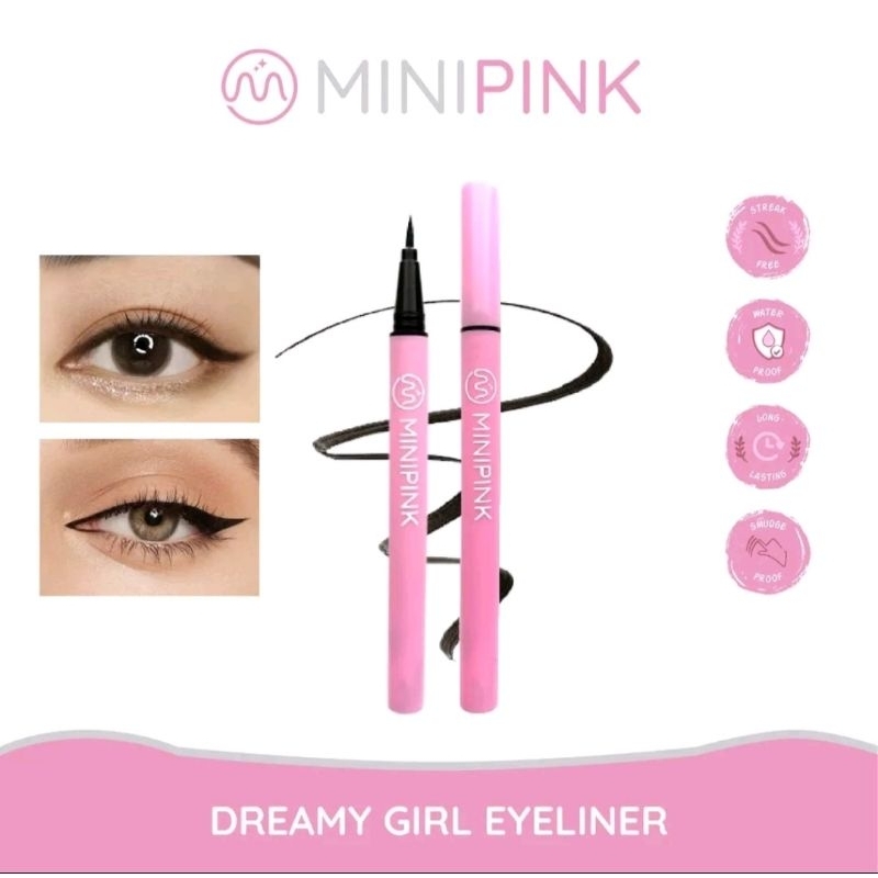 [BPOM]Eyeliner waterproof AMY'S DIARY Quick set Formula Ultra-soft Felt Tip Up to 12H