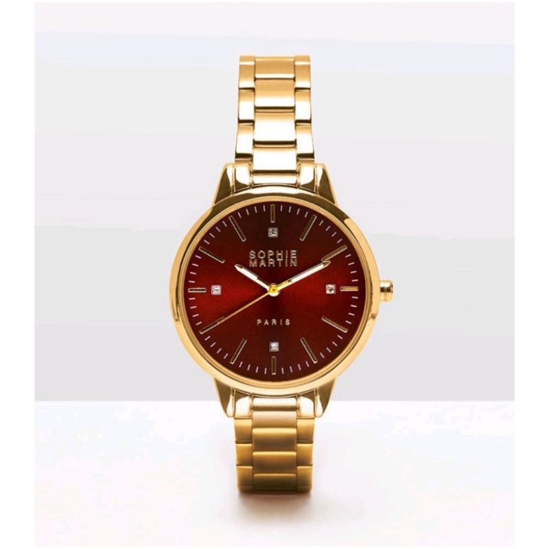 Jam tangan wanita Carlotta Gold Sophie Martin original