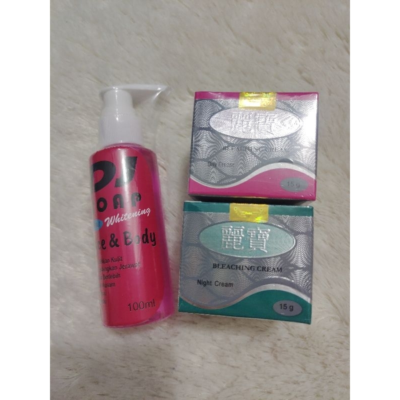 Cream LIPAU Siang dan Malam+Sabun DJ pink original