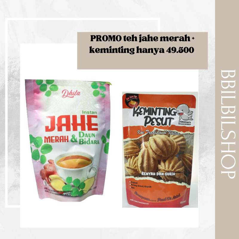 

PROMO TEH JAHE MERAH & KEMINTING