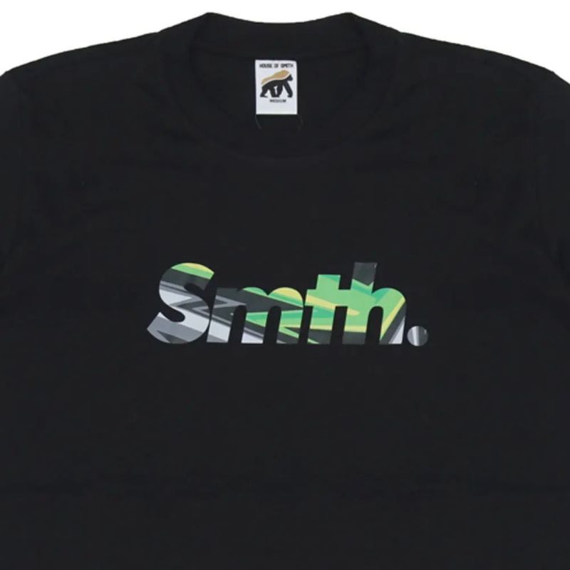 House of smith T-shirt Santagreeen Hitam katun unisex