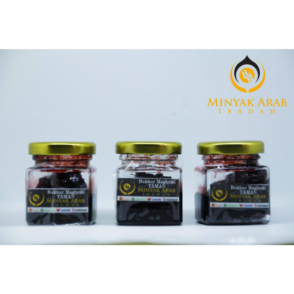 BUHUR MAGRIBI YAMAN ORIGINAL 25ML VERSI MINYAK ARAB IBADAH