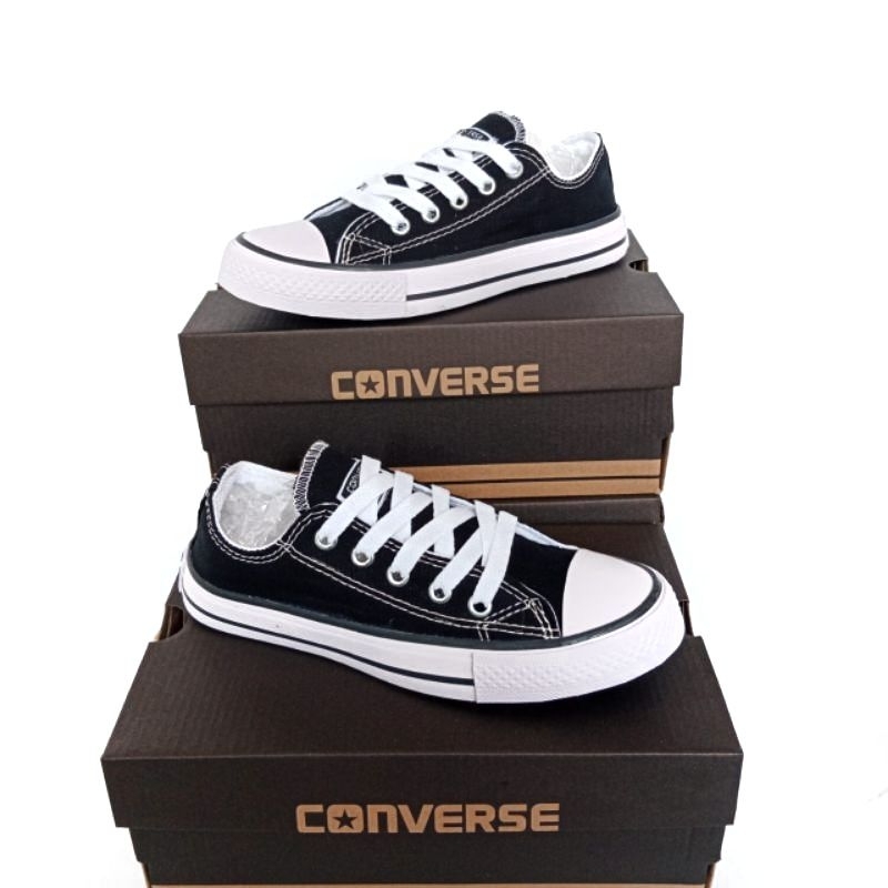 SEPATU SEKOLAH ANAK PEREMPUAN SD CONVERSE ALLSTAR WARNA HITAM WANITA PRIA ANAK LAKI-LAKI COD (Bayar di Tempat)