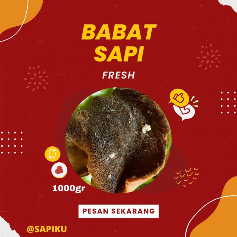 

babat sapi 1kg