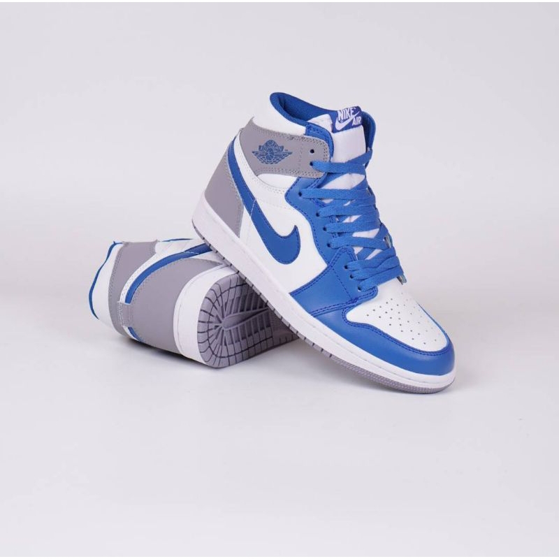 Sepatu AJ1 Retro High Og True Blue