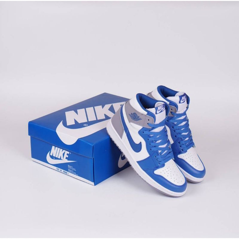 Sepatu AJ1 Retro High Og True Blue