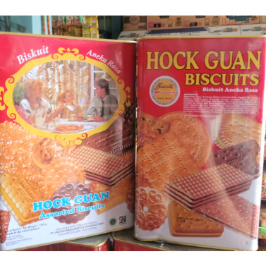 Hock Guan 1350G Biskuit Kalengan Assorted Wafer kue lebaran hari raya idul fitri Hockguan 1350 Gram