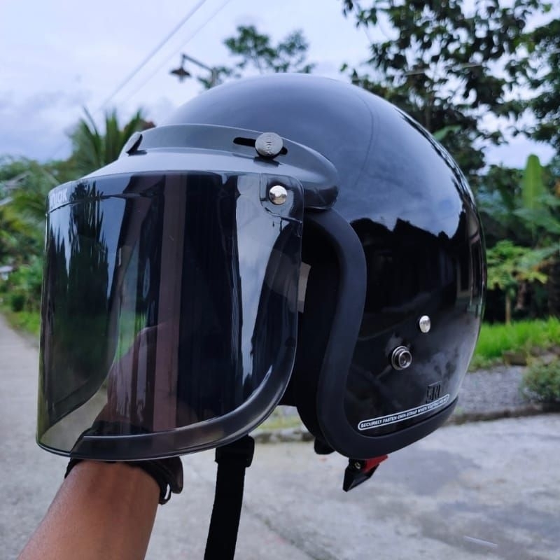 HELM BOGO RETRO SNI FULL LEHER