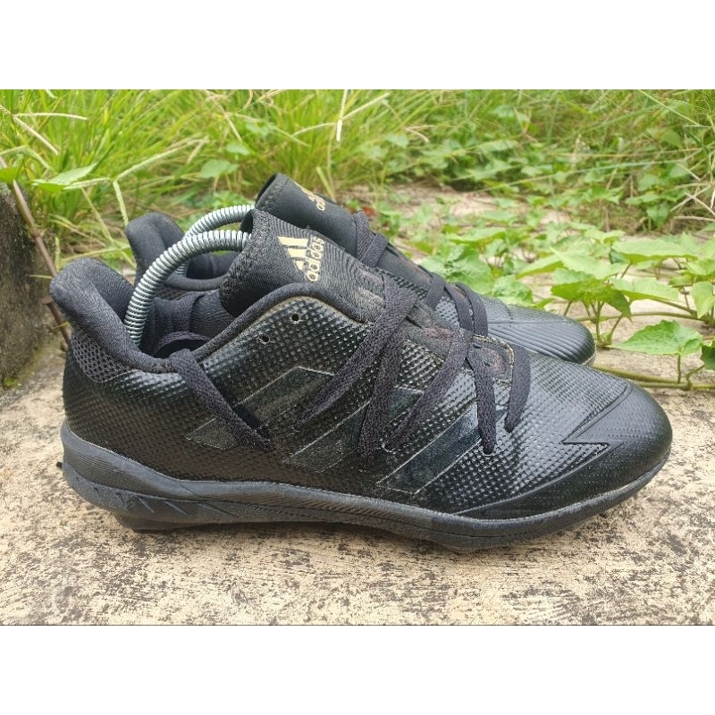 Sepatu Baseball Adidas full Black