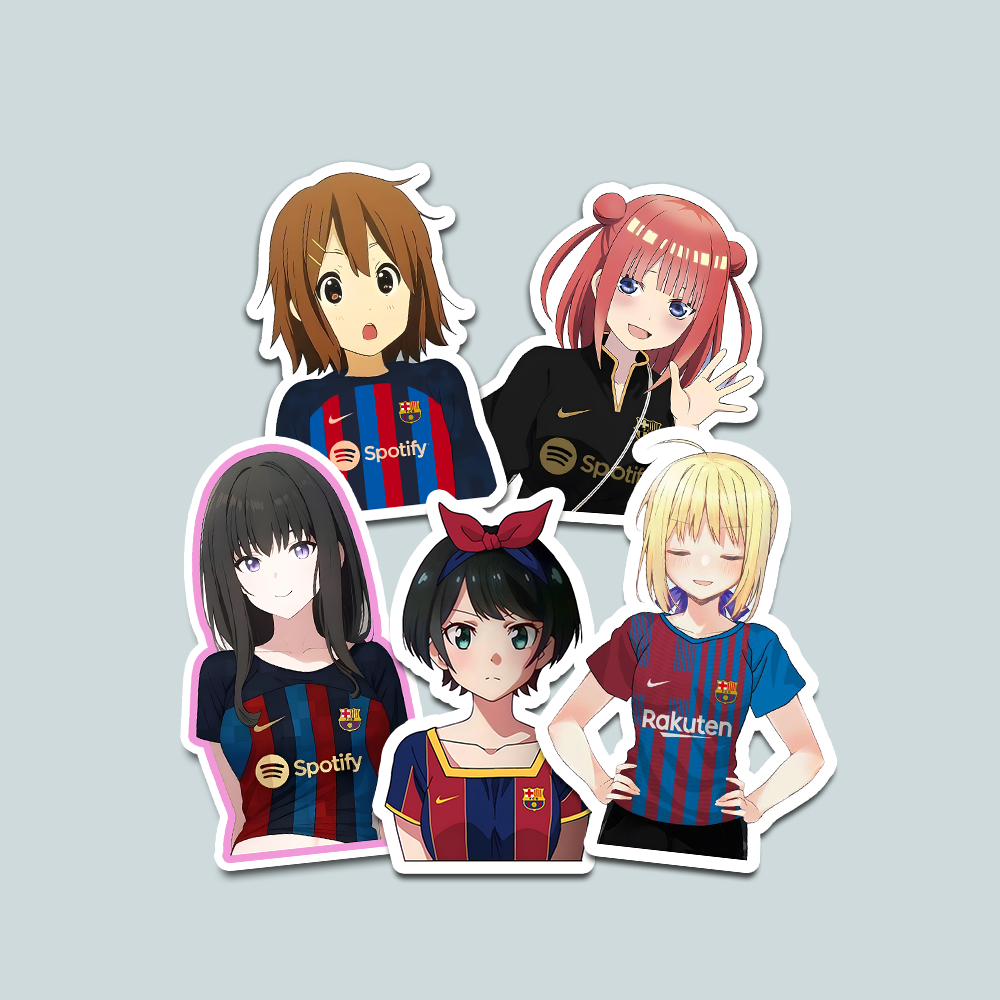 

Sticker Pack Barcelona Anime