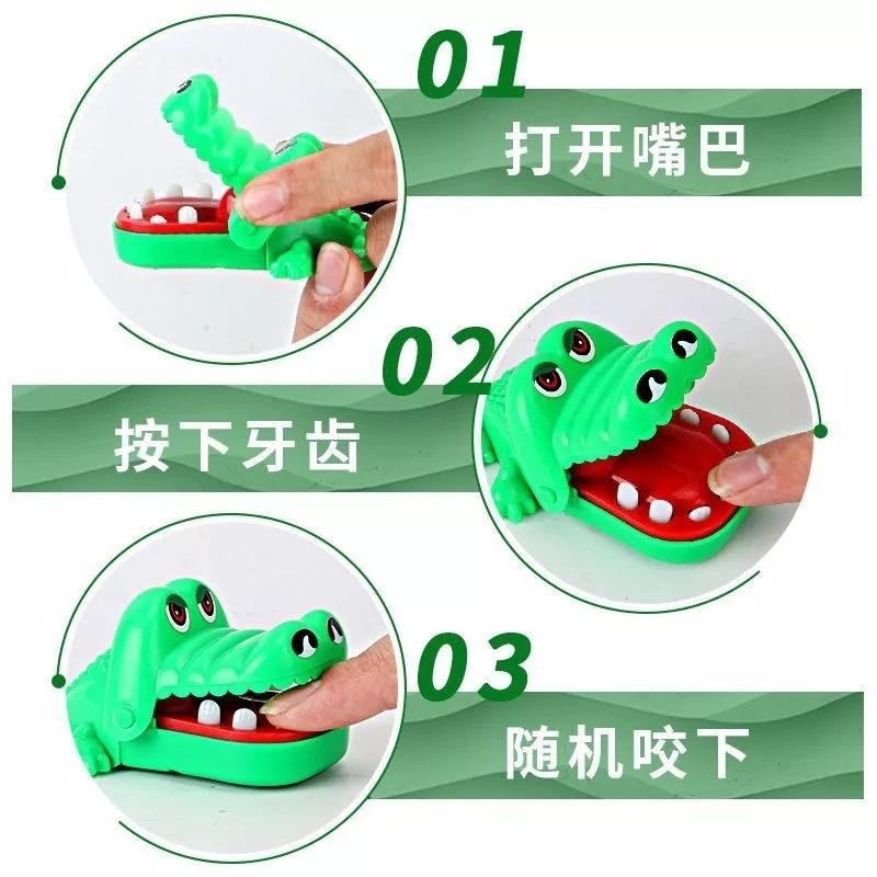 Mainan Mini Crocodile Dentist - Prank Crocodile