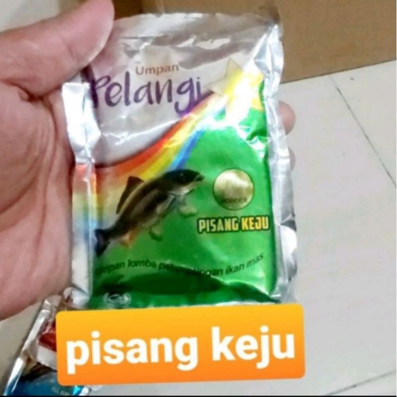 umpan pancing pelangi pisang keju//umpan pancing//umpan ikan mas