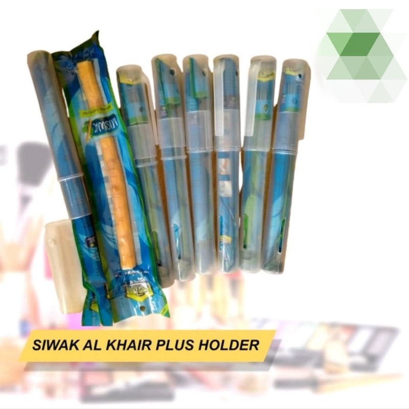 siwak dan holder wadah siwak Siwak nomor satu lengkap wadah siwak/holder merk terbaik miswak alkhoir