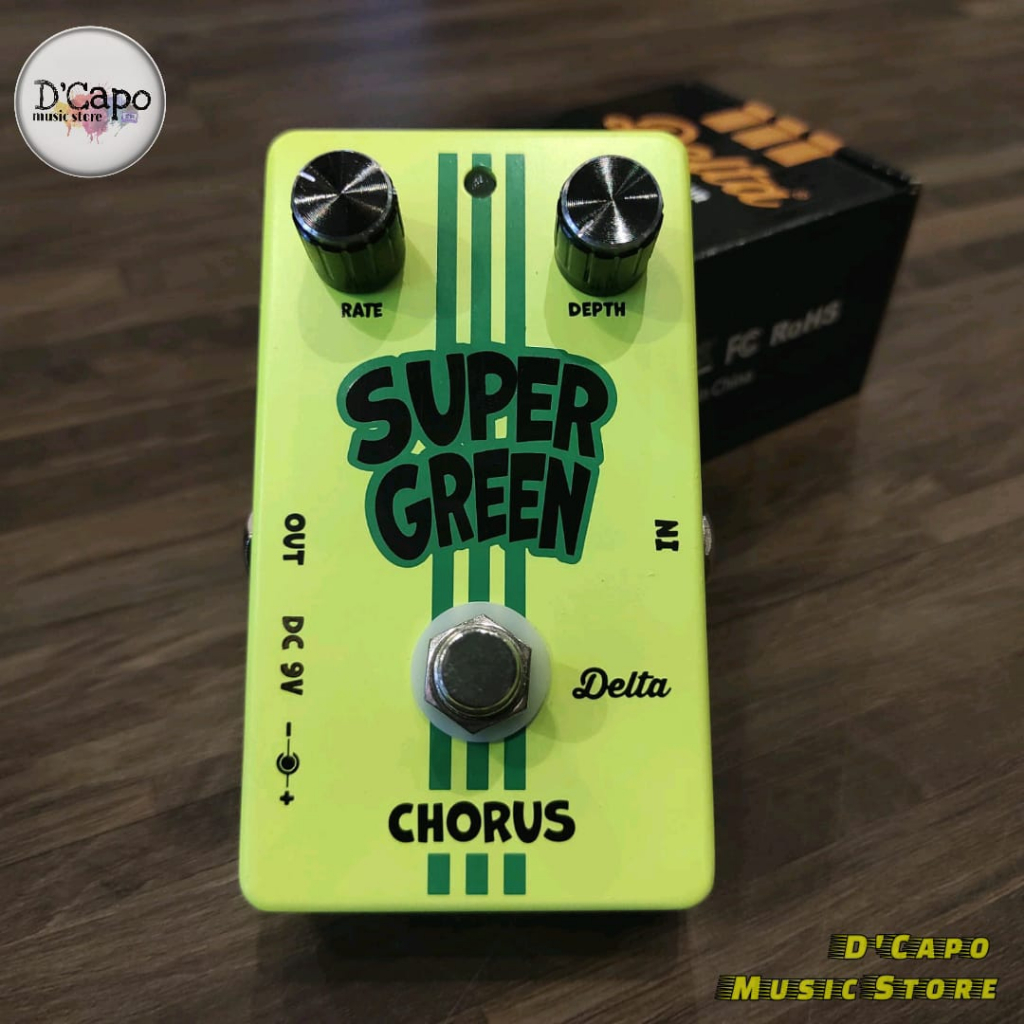 Efek Gitar Delta Super Green Chorus