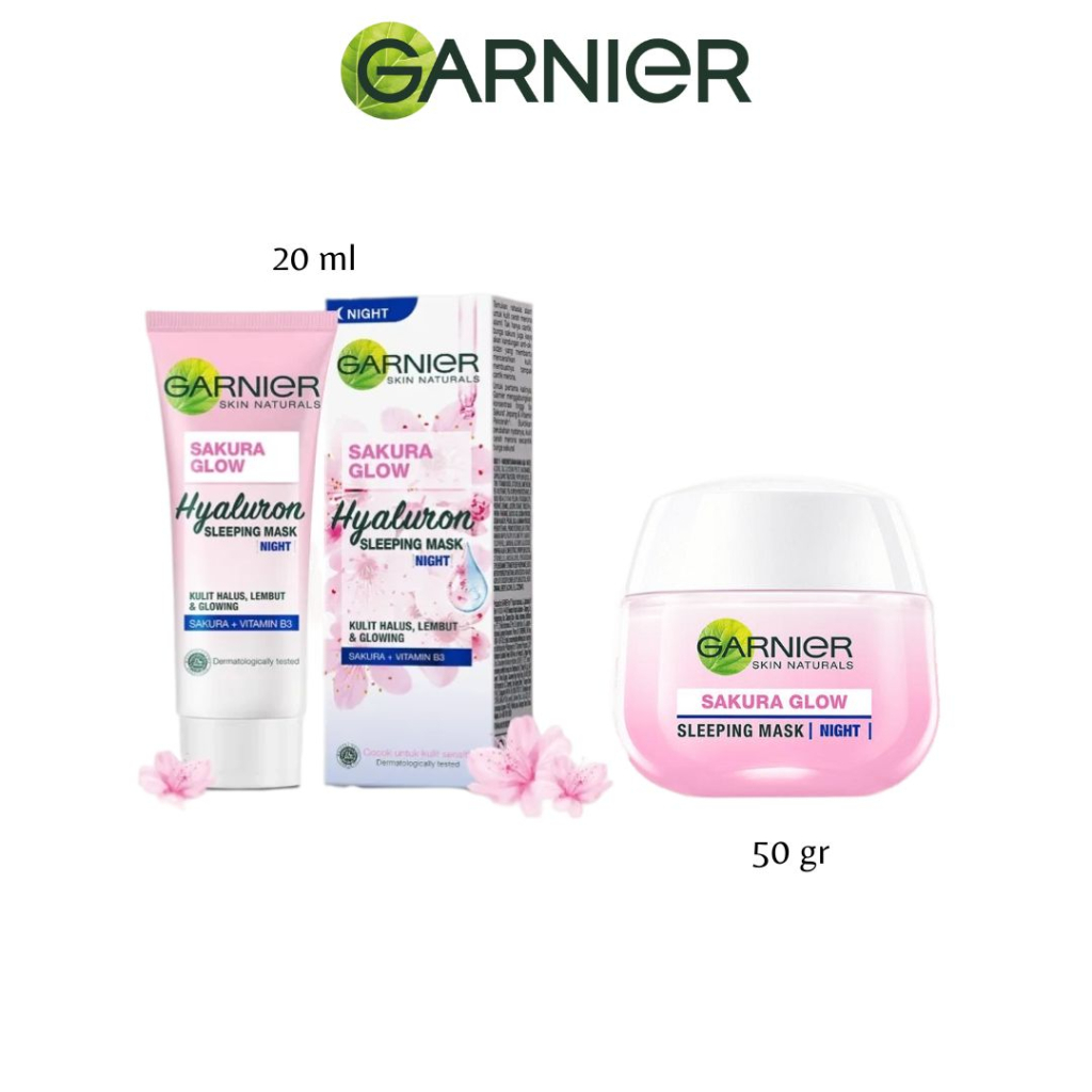 Garnier Sakura Glow Hyaluron Sleeping Mask Night