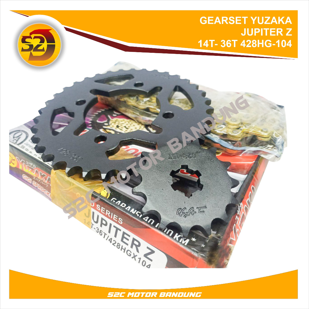 GEARSET GEAR SET JUPITER Z GOLD YUZAKA