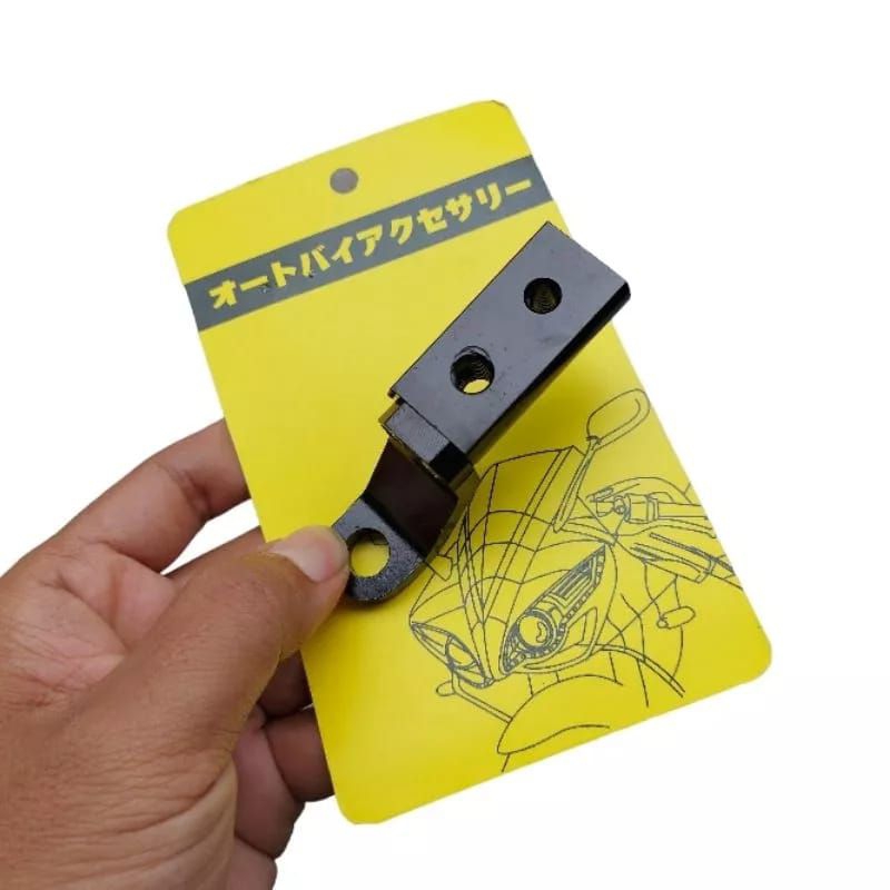 BRACKET LAMPU TEMBAK CNC LUBANG SPION X1 BRAKET LAMPU TEMBAK SPION CNC