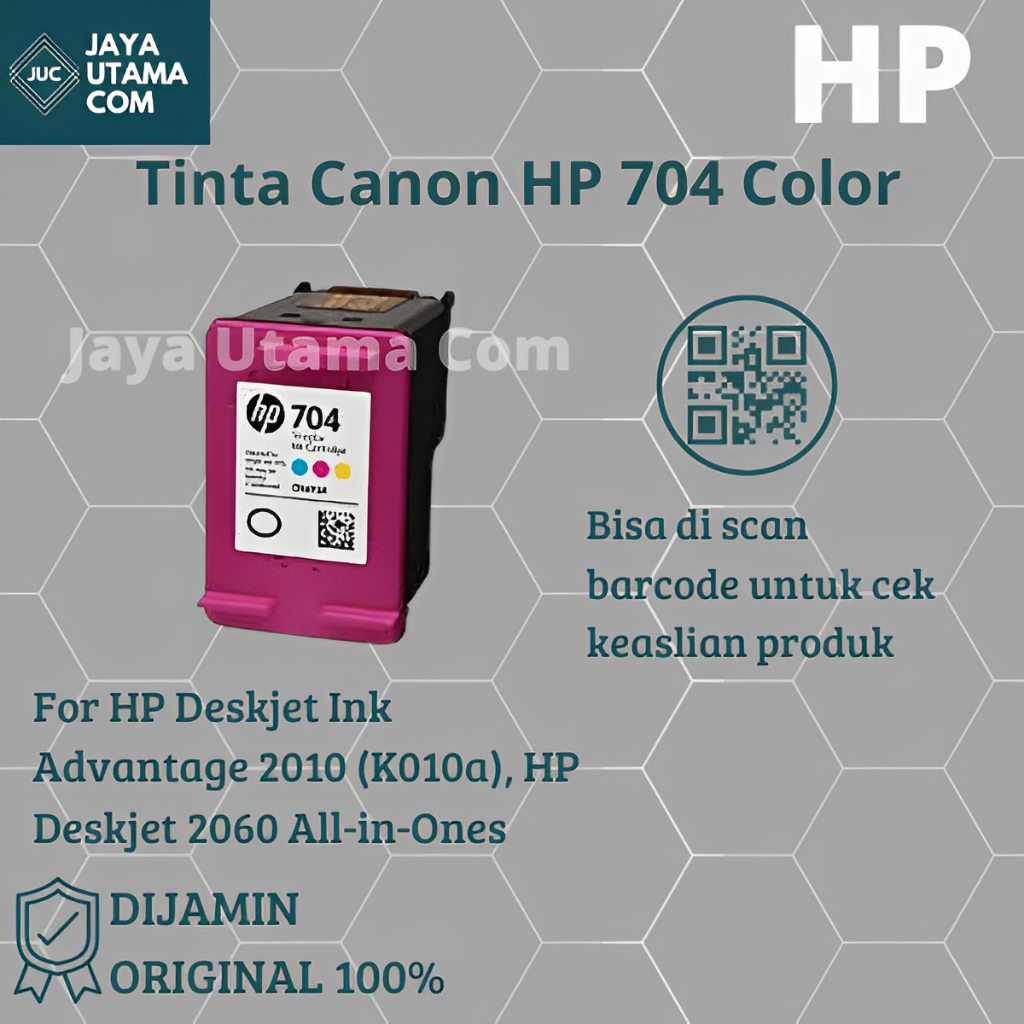 HP Cartridge 704 Black - Tri Color Original