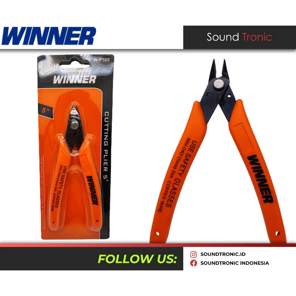 Nipper WINNER 5" Micro Tang Potong Model Kit Gundam Gunpla Murah Tools