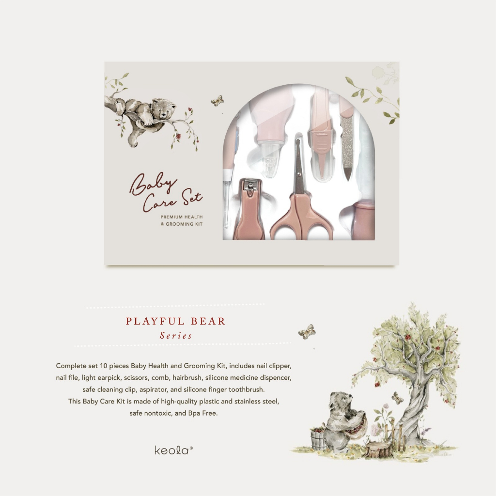 MD - Keola Baby Care Set 10in1 / Hampers Bayi / Kado / Perfect Gift Baby New Born Care