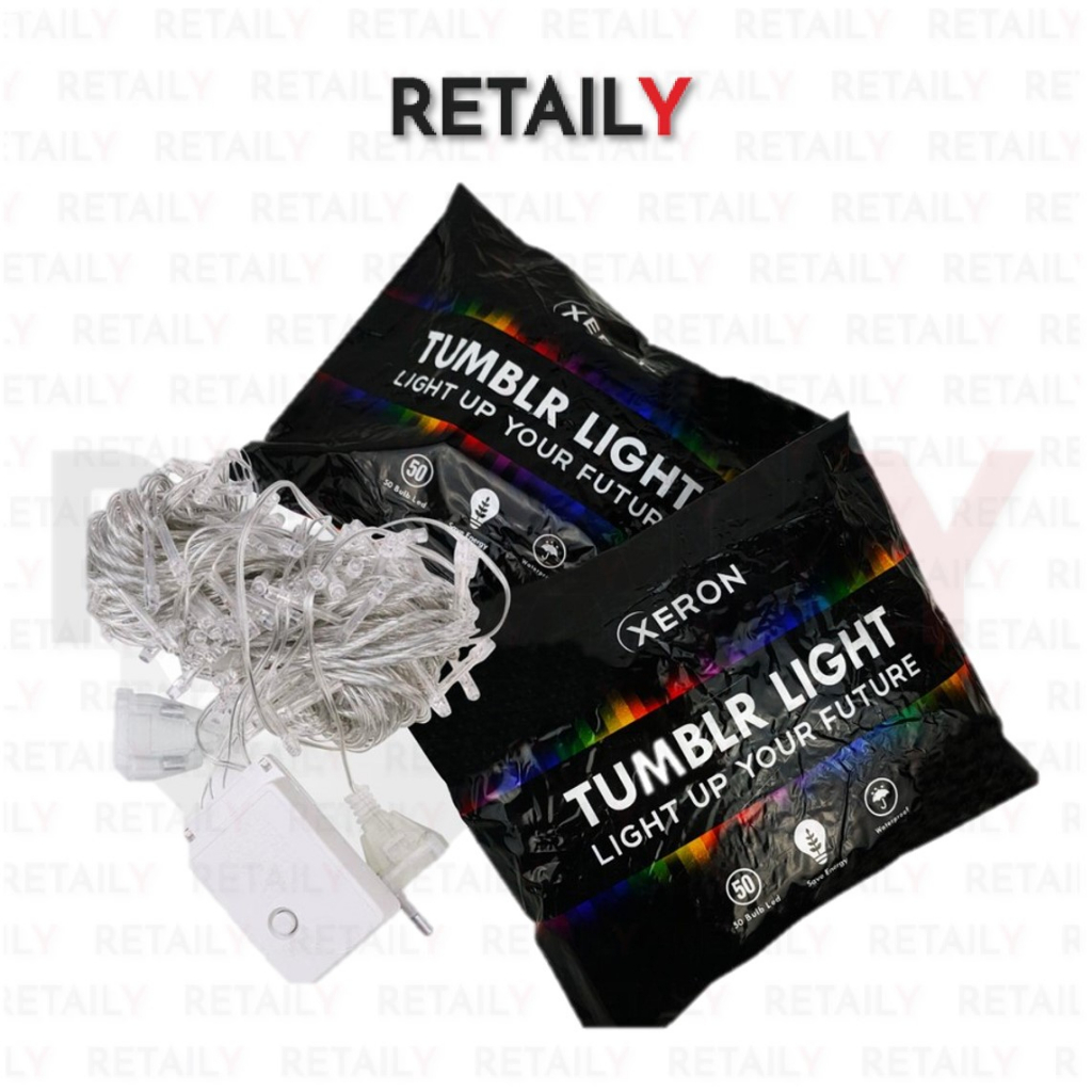 Retaily Lampu Tumblr Xeron 10M Packing OPP Lampu Hari Raya Lebaran Lampu Natal Lampu Led Lampu Hias Dekorasi