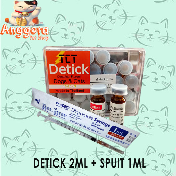 Detick Obat kutu Kucing dan Anjing