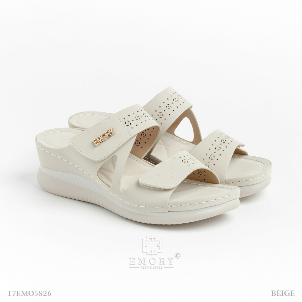 SANDAL WEDGES WANITA EMORYSTYLE Kayarin  17EMO 5826 MB