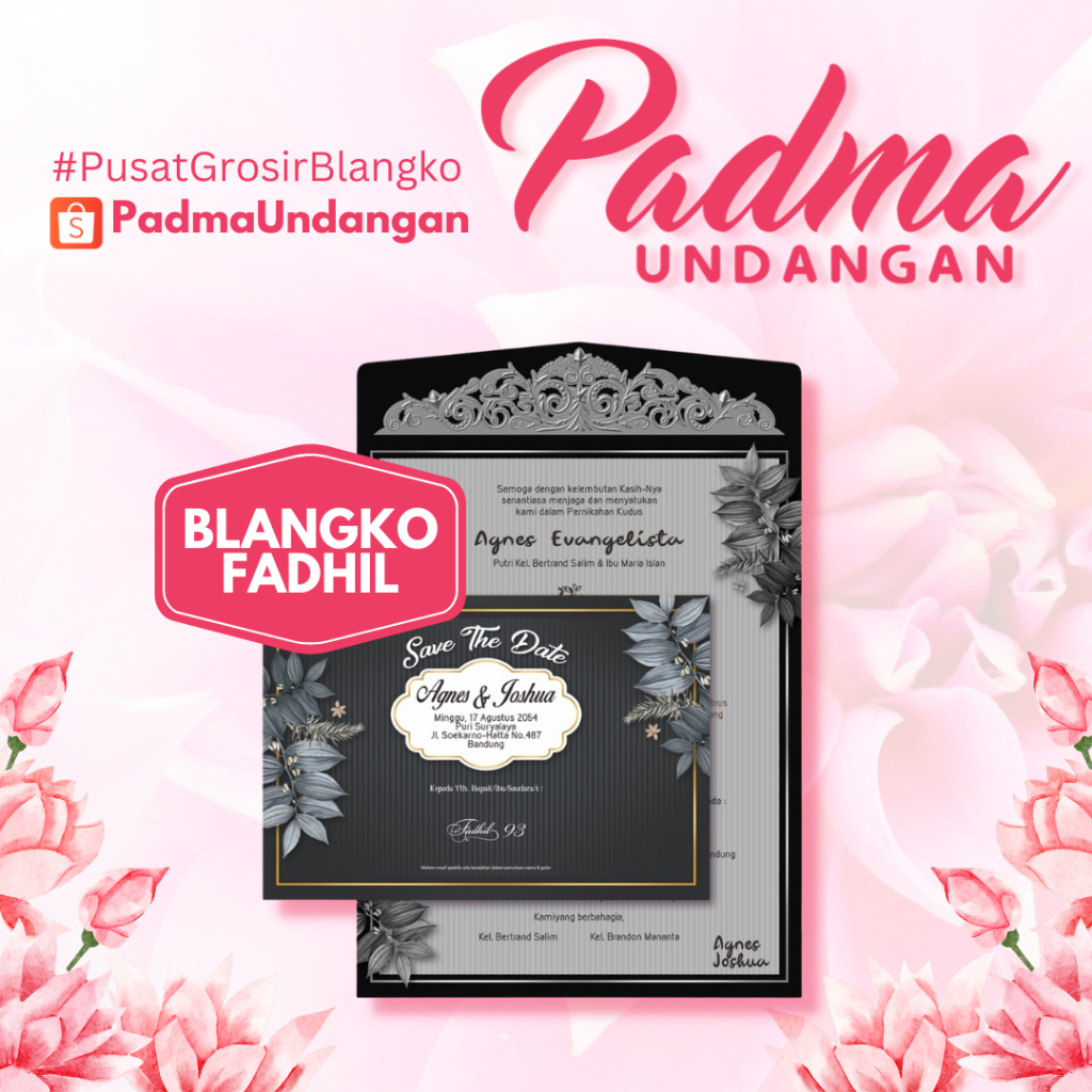 Blangko Undangan Fadhil 93 | PadmaUndangan