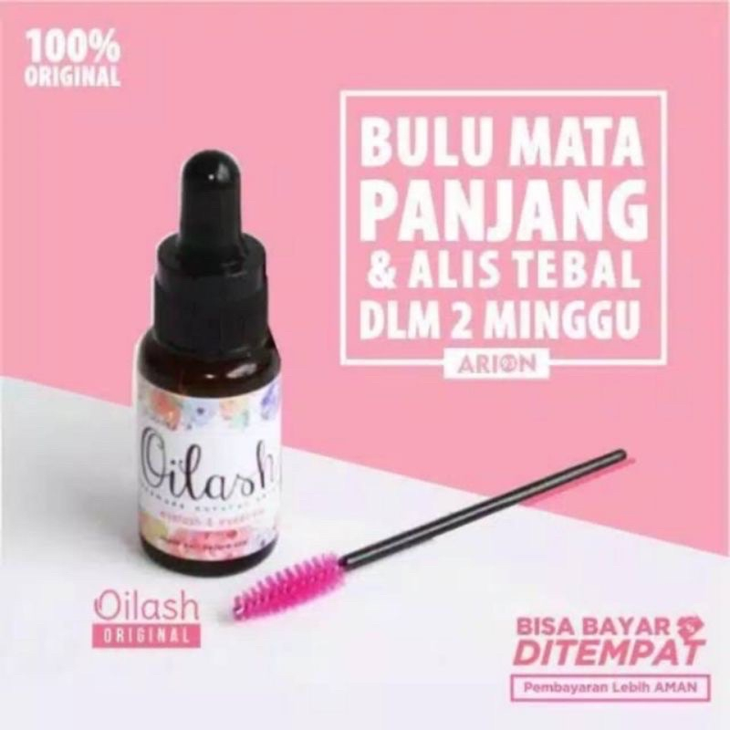 OILASH Serum Penumbuh, Pemanjang, dan Penebal Alis dan Bulu Mata OILASH