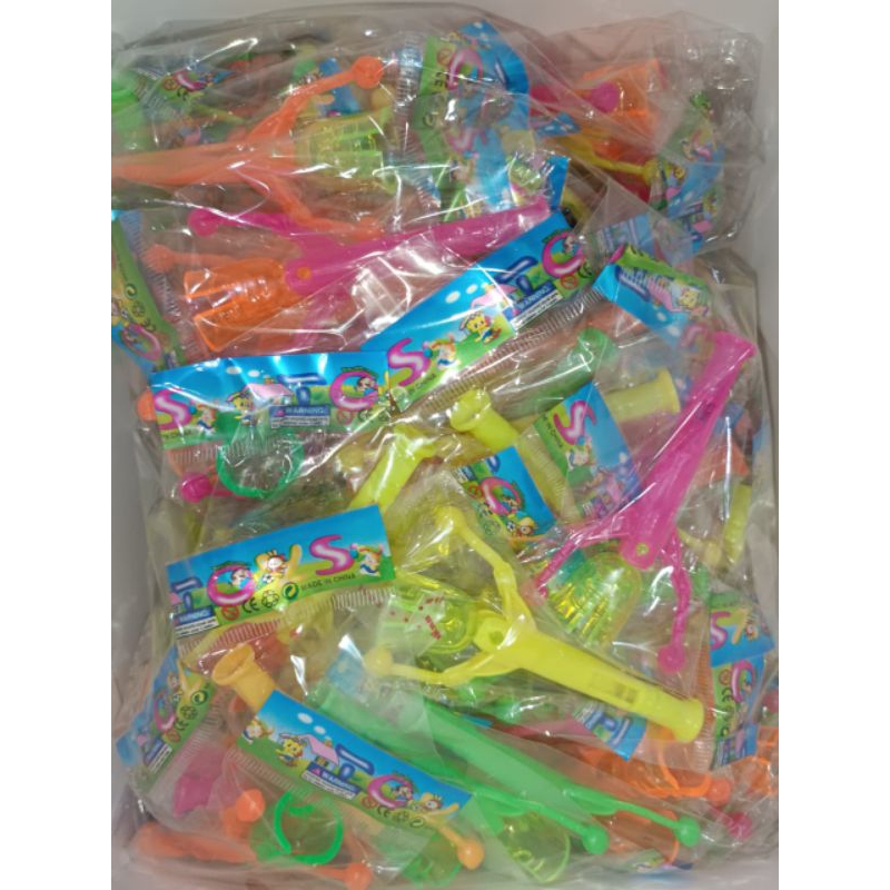 BELL KINCRINGAN PLUIT PLASTIK BENING KECIL WARNA WARNI 1 PCS