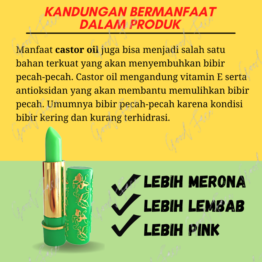 LIPSTIK NATURAL ARAB LIPSTIK BERUBAH WARNA LIP ARAB HARE ORIGINAL BPOM