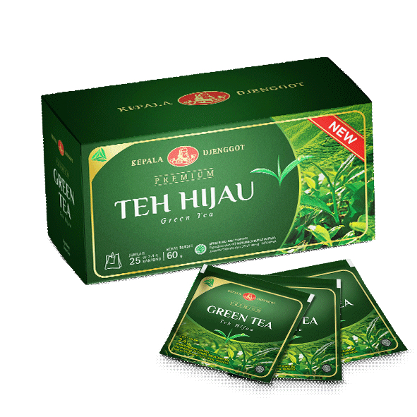 

Teh Hijau Cap Kepala Djenggot 1 Isi 25 Kantong/Sachet. Teh Pelangsing