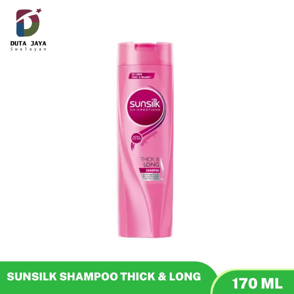 Sunsilk Shampoo Thick &amp; Long 170 ML Tebal &amp; Panjang Shampo