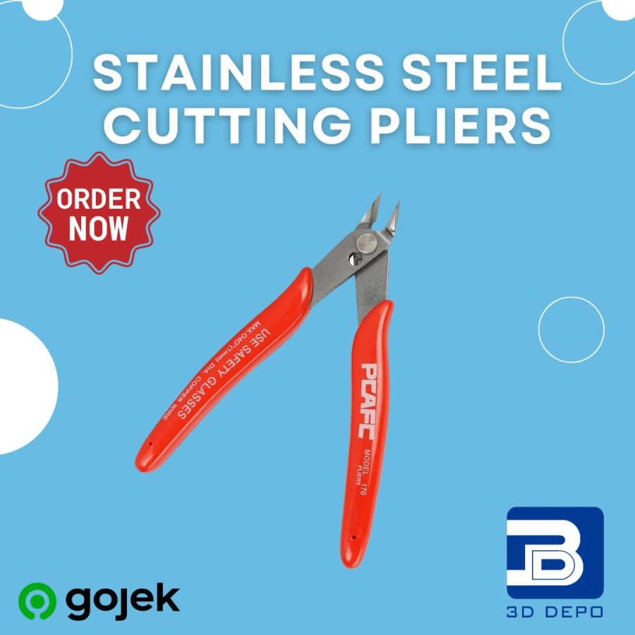 170 Stainless Steel Cutting Pliers Practical Wire and Cable Cutting