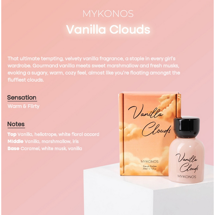 MYKONOS vanilla clouds edp 50ml