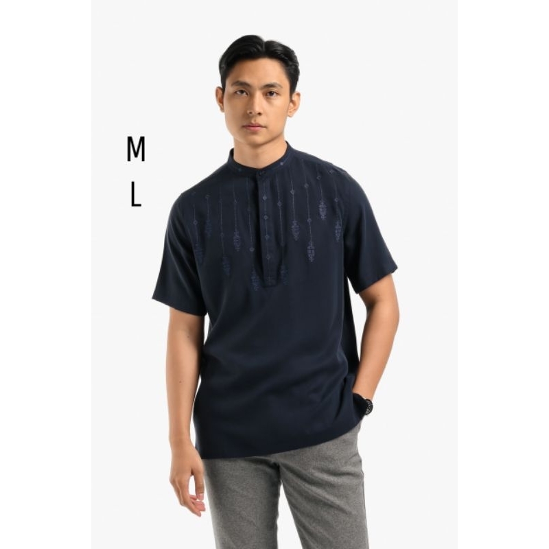 KAZYM OMAR SHIRT NAVY M, L by Heymale