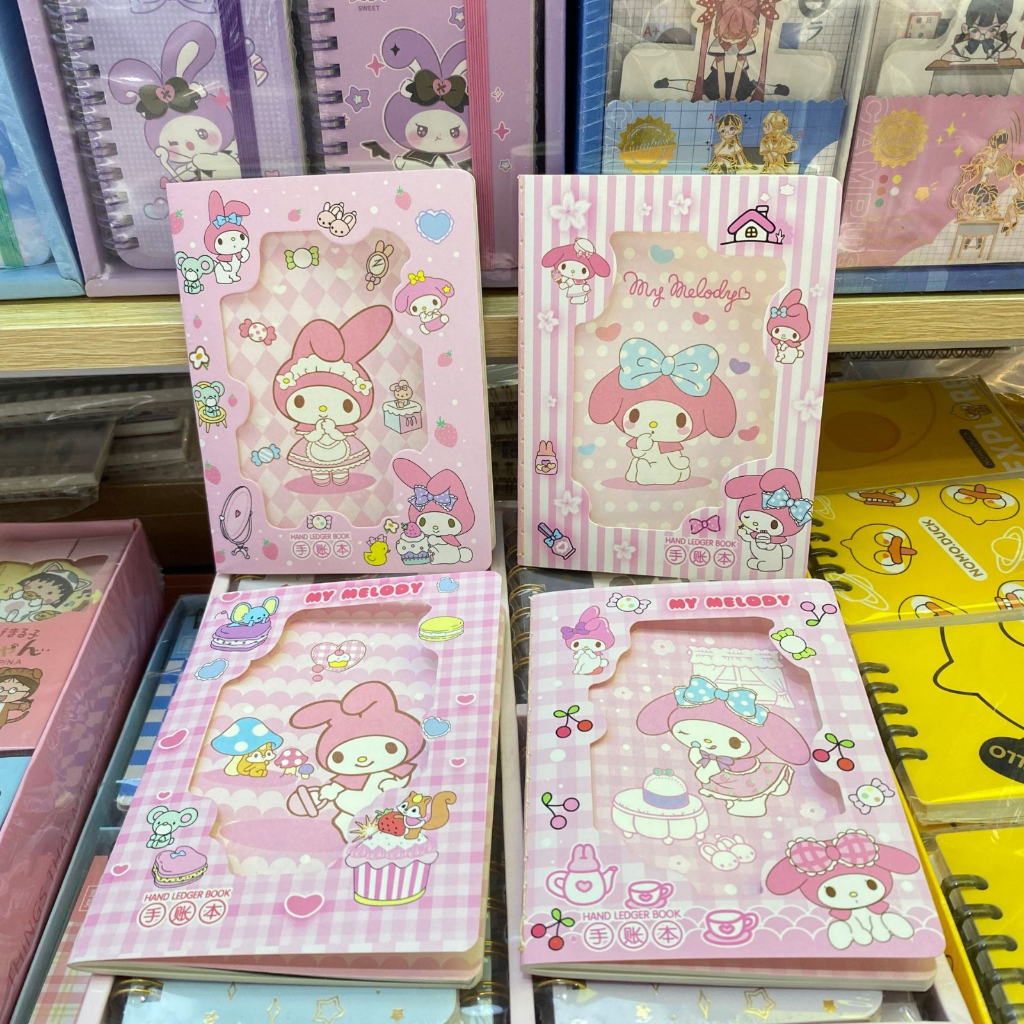 MINI NOTEBOOK SANRIO ATS ALAT TULIS SEKOLAH BUKU CATATAN SANRIO MEMO SANRIO STRAWBERRY BEAR KUROMI MINI BOOK BUKU MEMO KECIL CINAMORROL MINI DIARY SANRIO @banyak