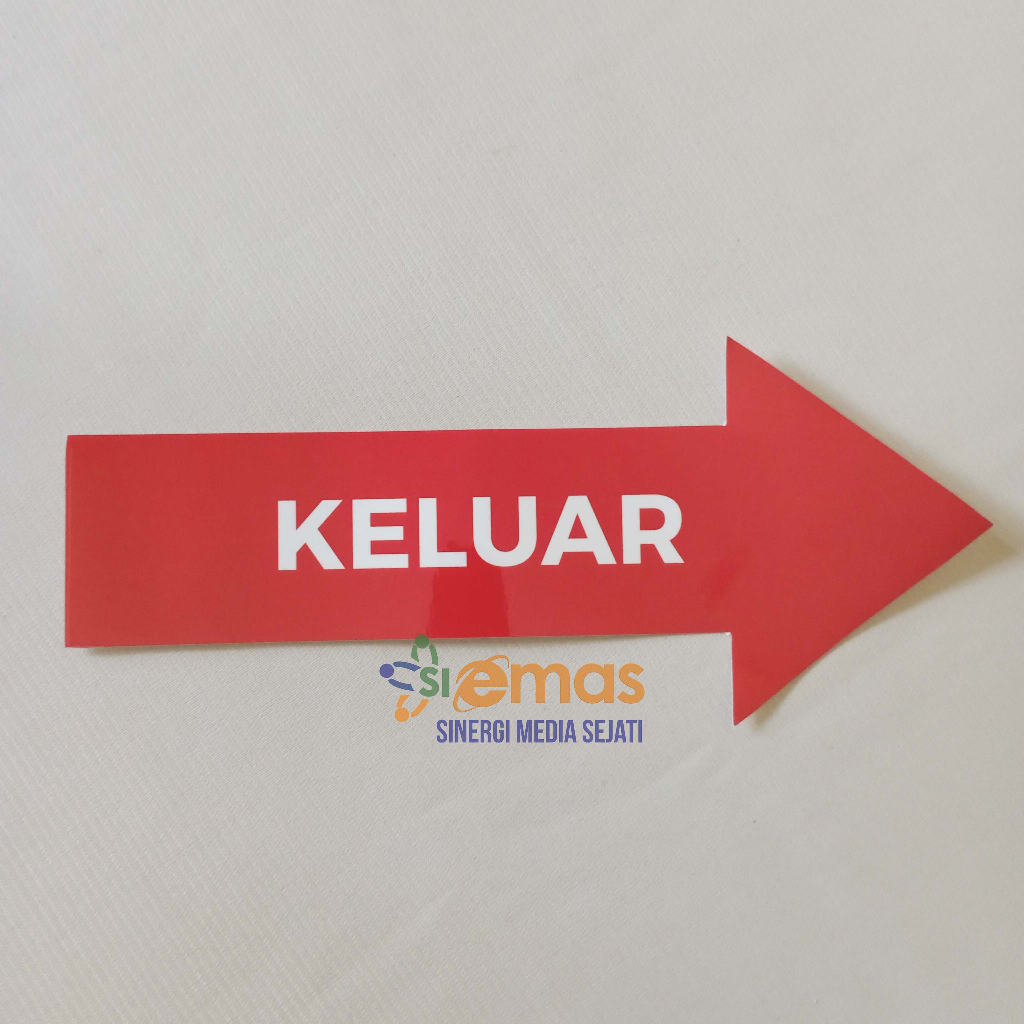 

Stiker Anak Panah Keluar Masuk