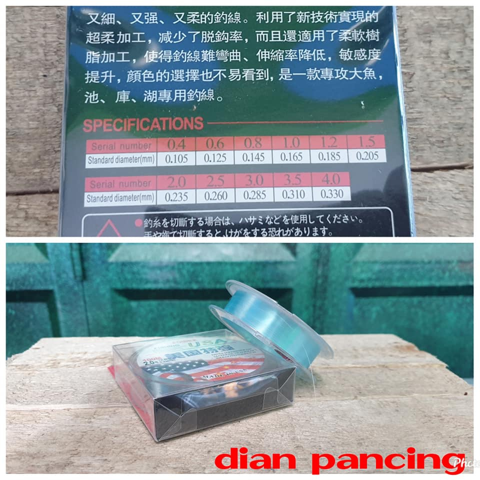 Senar Pancing USA Power 100M BLUE / Senar Pancing Murah