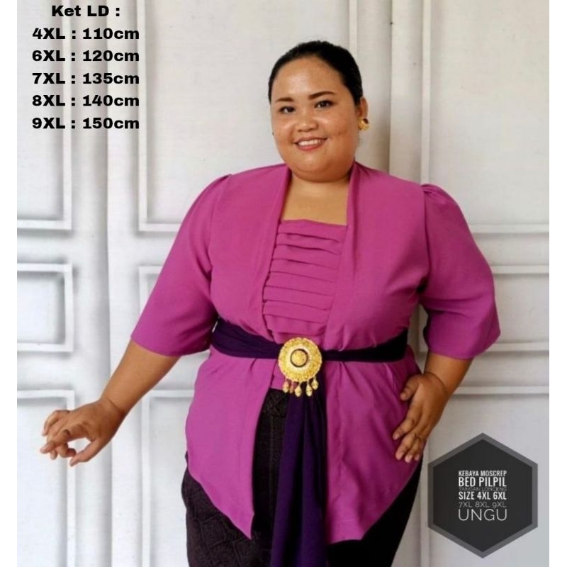 Kebaya Moscrep Jumbo Tangan Lonceng