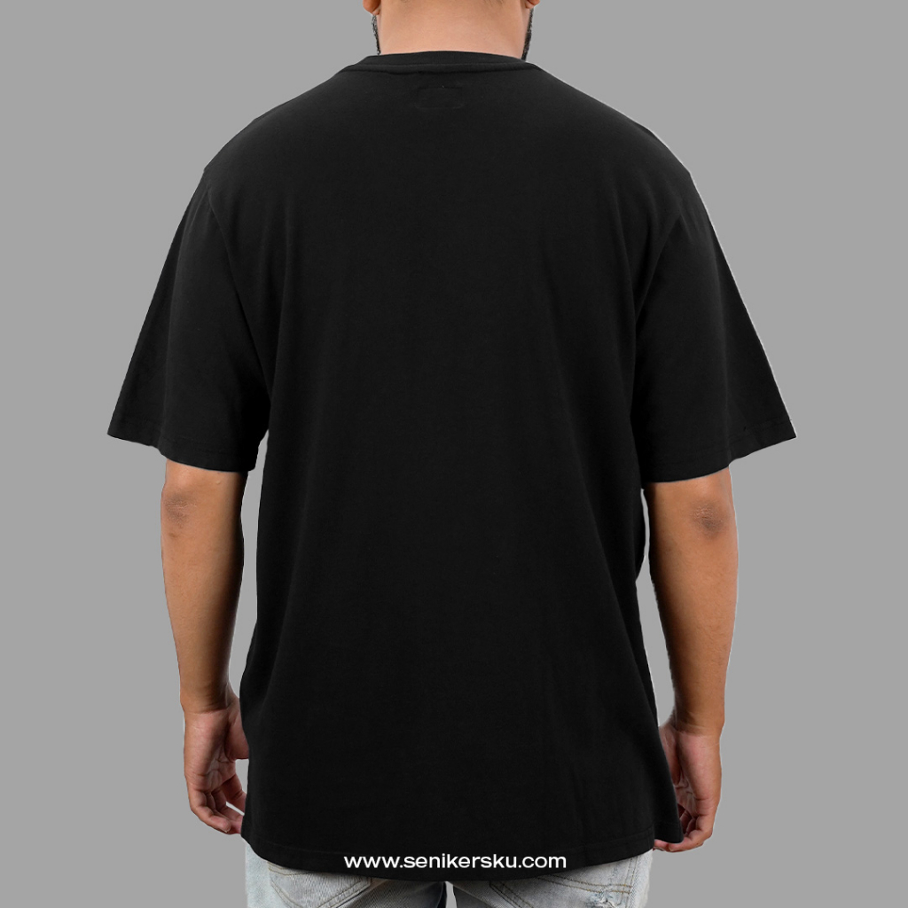 Supreme Washed Hand Style Black Tee