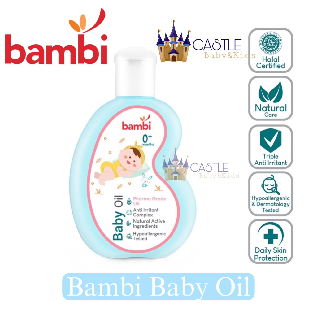 Bambi - Baby Oil with Chamomile &amp; Anti Irritant - Pharma Grade Oil