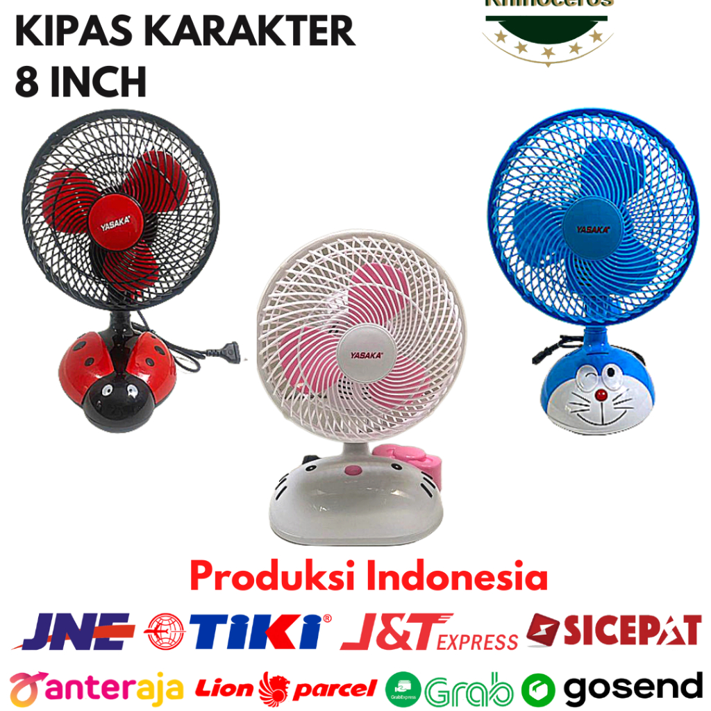 Kipas Angin Meja 8 Inch Dinding Desk Fan Mini Wall Fan Gantung Tembok