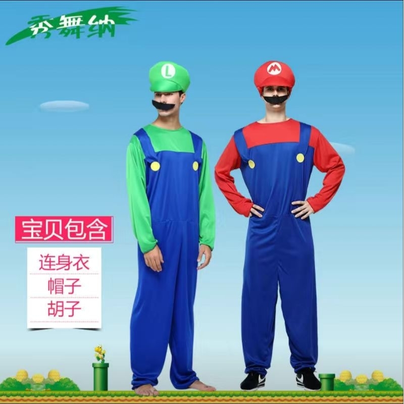 [MikanHiro Store] Costume Mario Bross Dewasa