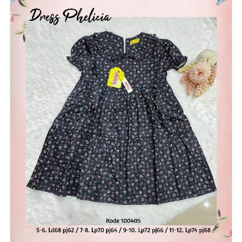 Dress anak Kidztoo dan Phelicia bahan Katun