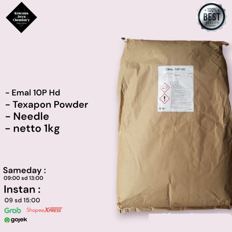 Emal 10P HD /  bahan sabun / Needle Powder kemasan 1kh