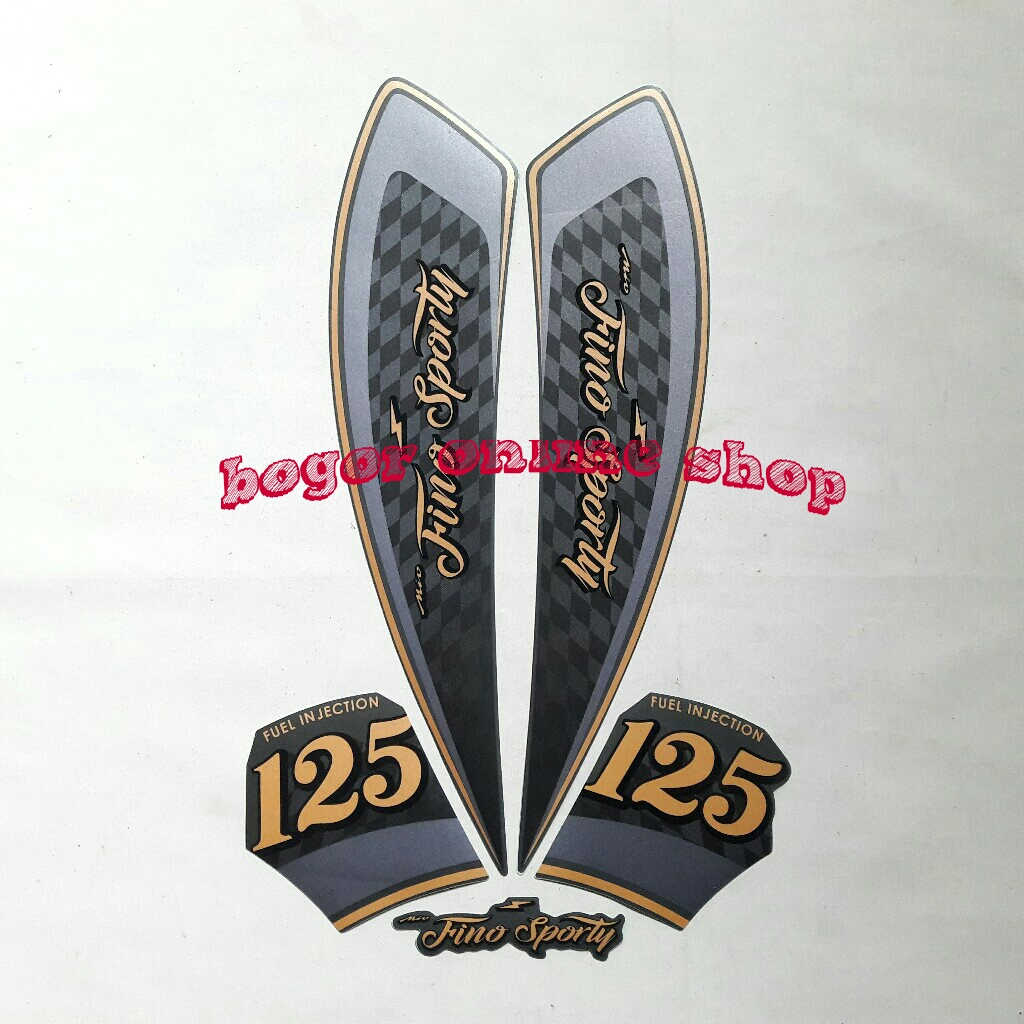 stiker striping motor fino sporty 125 fi 2021 abu