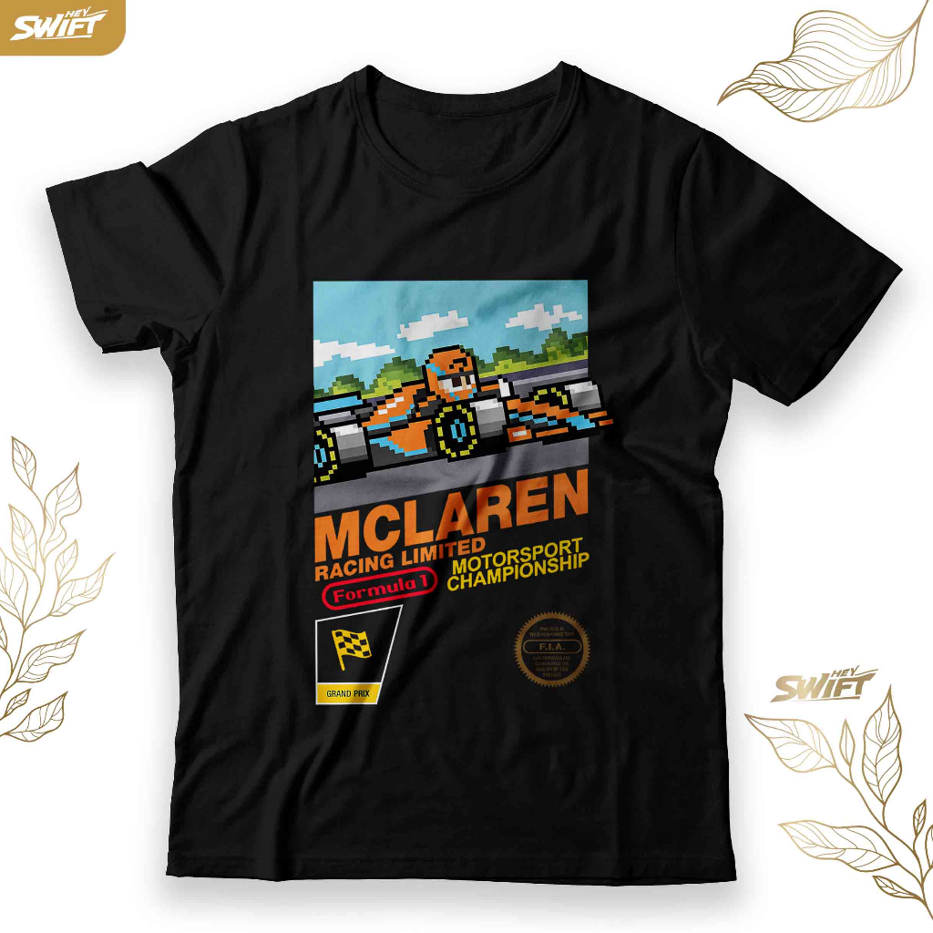 KAOS McLaren Formula 1 F1 Videogame TSHIRT BAJU DISTRO