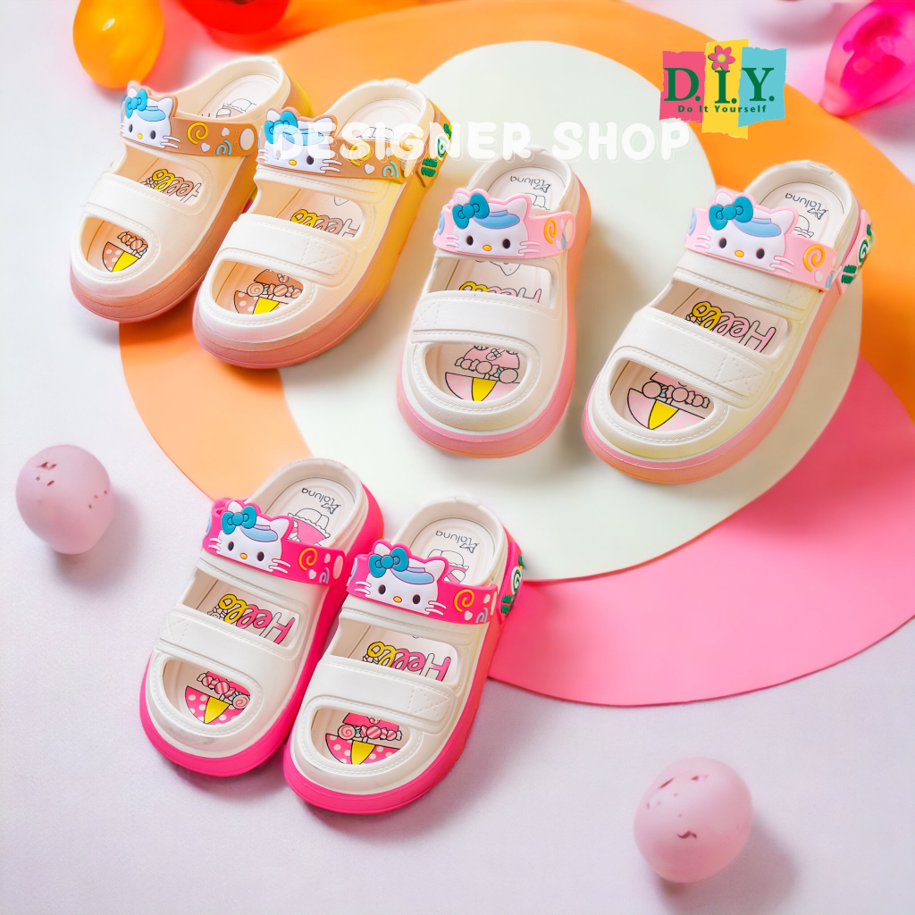 Sandal Viral Anak Perempuan Hello Kitty Terbaru 2023